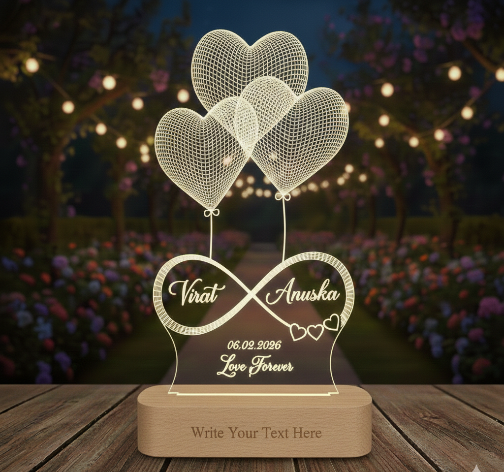 Personalized Name  Acrylic LED  illusionLamp